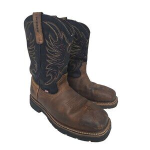 Thorogood Men's 11" Steel Toe WP Western Wellington Work Boot USA 804-4330 9.52E